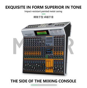 <span class=keywords><strong>Mixer</strong></span> Professionale per <span class=keywords><strong>Studio</strong></span> e Palco con Doppio DSP 99 MLA, 3 Uscite AUX e Display del Segnale, Realizzato in Metallo e Plastica - Product Image 4