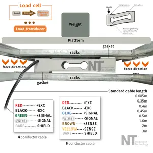 Aluminium-Alloy 10kg 20kg 30kg 40kg 50kg Pricing Scales Single Point Load Cell