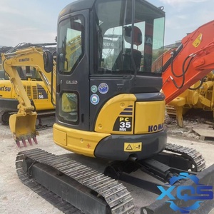 Excavadora Hidráulica de Cadenas Komatsu PC35 de 3.5 Toneladas, Importada de Japón, de Segunda Mano, con Retroexcavadora, para Uso Agrícola y Doméstico - Product Image 1