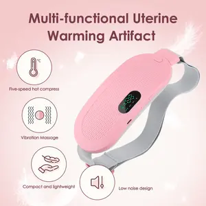 Elektrisches Heizkissen Taillenmassagegerät Uterus warmer Bauch Krampfhaut Bauch Schmerzlinderung tragbares Gerät