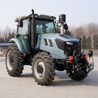 Tracteur agricole compact mini 4x4 diesel avec cabine, 70cv, 80cv, 90cv, 100cv, tous modèles, fabriqué en Chine