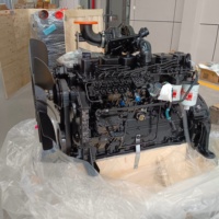 Ensemble moteur diesel refroidi par eau à démarrage électrique avec pompe DCEC 5.9L 6BT 97KW pour la construction Cummins