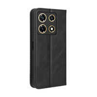 Pour Infinix Note 30 Pro étui portefeuille, fente pour carte fermeture magnétique béquille en cuir housse de téléphone à rabat pour Infinix Note 30 Pro
