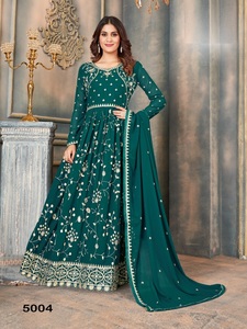 Alta calidad Georgette bordado trabajo Salwar Kameez traje indio y paquistaní ropa de proveedor indio - Product Image 6