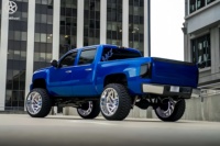 Jantes forgées chromées polies à lèvre étagée DW Modified Performance 24, 26, 28 pouces compatibles avec les jantes de camion RAM 2500 3500 Deep Dish Show Truck
