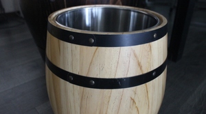 Barril de Acero Inoxidable con Logotipo Personalizado para Cerveza en Supermercados, Cubo de Madera de Roble, Precio de Venta de Fábrica - Product Image 2