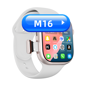 Top M16 reloj inteligente para estudiantes adultos Android 4G SiM tarjeta reloj S9 memoria grande WiFi descargable cronógrafo TFT Silicona - Product Image 6