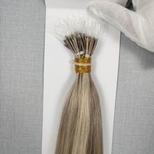 Extensions de cheveux russes 100% naturels Dragonlash Factory, 10-30 pouces, double épaisseur, extensions nano en plastique, cheveux humains lisses et soyeux - Product Image 4