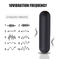 Großhandel Mini Bullet G-Punkt Vibrator 10 Geschwindigkeiten Wasserdicht Körpersicher Einstellbar Leise USB Aufladbar Tragbares Sexspielzeug für Frauen