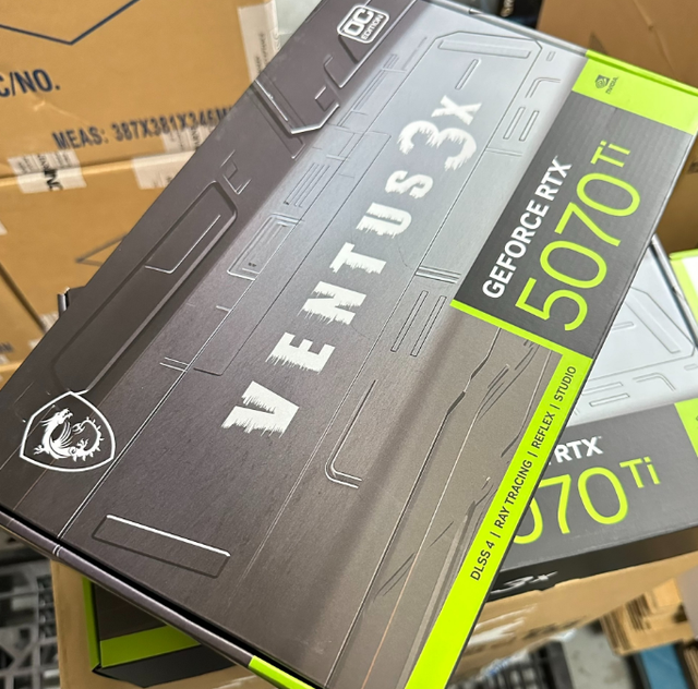 RTX 5070 Ti 16GB GDDR7 3X OC Fan Gaming Workstation Desktop Gaming Graphics Card 5070Ti