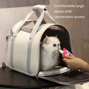 Soft-Sided <b>Pet</b> <b>Carrier</b> Bag Airline Approved Foldable Cat Dog Travel Tote with Breathable Mesh - Product Image 3