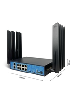 WZ-LAN AX3000mbps 5G Dual Band Router OpenWRT Ports DC9-54VI8 port LAN slot kartu SIM ganda OEM/0DM