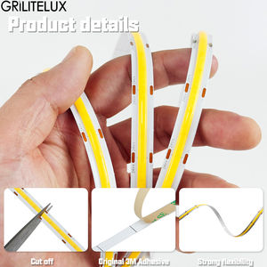 Bande lumineuse LED COB à courant constant durable, sans chute de tension, flexible et linéaire pour l'éclairage décoratif intérieur commercial - Product Image 3