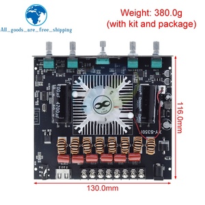لوحة مكبر صوت 220 wx2 + W TPA3251D2 ثنائية القناة تدعم تطبيق Sinlink 5.1 + AUX + USB + Disk - Product Image 2