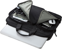 Sac pour ordinateur portable 15,6 pouces, mallette d'affaires avec bandoulière, étui pour ordinateur multi-poches, sac de travail de bureau pour hommes, voyage