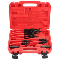 Ensemble de 11 pinces à circlips et à anneaux de retenue en acier à haute teneur en carbone, exclusivité transfrontalière, pour outils de réparation automobile