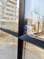 Ventana Francesa de Aleación de Aluminio Insonorizada con Certificación CE ISO9001 y Malla de Acero Inoxidable para Sala de Estar