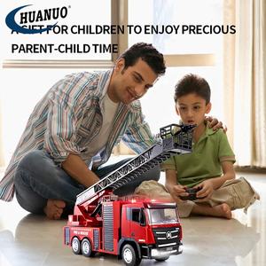 1/18 מסגסוגת rc חצי מסגסוגת rc ריסוס אש 2.4 גץ שליטה מרחוק סולם אש הנדסה צעצוע עם אורות הוביל - Product Image 2