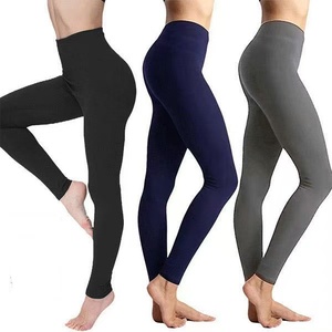 Pantalones de Yoga de cintura alta para mujer Logotipo personalizado Cloud Rise Leggings de fitness sin costuras Cordón disponible 8 colores Medias de gimnasio sexy - Product Image 1