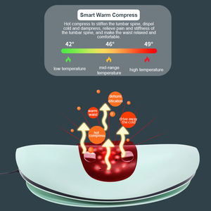 Electroterapia eléctrica vibratoria, dispositivo de estiramiento de espalda inflable, masajeador de tracción <span class=keywords><strong>Cervical</strong></span> y Lumbar con calor, novedad - Product Image 5