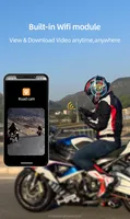 Casque de moto INVEER X3 avec kit oreillette 130 °   Caméra HD, écouteurs intercom étanches, radio FM, mains libres