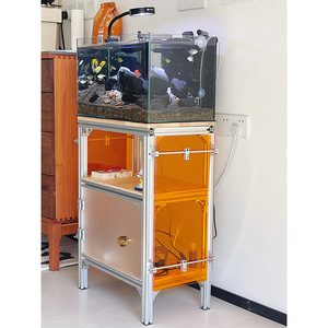 Aluminum Profile Fish Tank Stand Industrial Style 6063 Alloy Custom Size Anodized Surface - Product Image 3