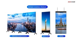 ป้าย LED P1.25 P1.95 P2.5 P3.91 สำหรับใช้งานภายในอาคาร จอแสดงผลดิจิตอลโฆษณาอิเล็กทรอนิกส์ความละเอียดสูง 1080p - Product Image 3