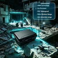 Détecteur de vie par radar à technologie UWB étanche IP67, capteur de signes vitaux de précision centimétrique, détection traversant les murs, outil de secours en cas de catastrophe