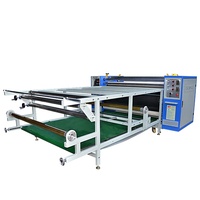 Presse à chaud rotative 320 cm pour sublimation rouleau à rouleau de maillots de sport, avec chauffage par réservoir d'huile, modèle Calendrier