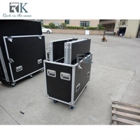 Scène intelligente portable avec flight cases, montage rapide, plateforme de scène pliable