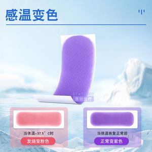 Parches de Enfriamiento Médicos Kefu, Versión No Tóxica que Cambia de Color, para Bebés y Adultos, Paquete de 6 - Product Image 3