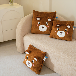 Hot Selling Milk Fleece Pillow <strong>Blanket</strong> Warm Cozy 2-in-1 Soft <strong>Comfort</strong> for Sofa Bedroom Travel Lightweight Home Decor - Product Image 6