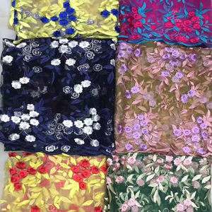 Bán Hot Chất Lượng Cao Hoa Thêu Tulle Net Sang Trọng Lạ Mắt Vải Ren Phong Cách Đám Cưới Cho Cô Dâu Cô Gái Trẻ Em Váy - Product Image 1