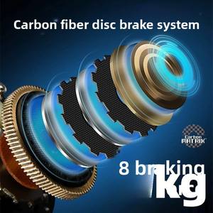 Moulinet de pêche à lancer ZGLY de haute qualité <span class=keywords><strong>Abu</strong></span> <span class=keywords><strong>Garcia</strong></span> B5 BMAX SX, bobine en métal, rapport de transmission 6.4:1, résistance maximale 8 kg, moulinet de pêche à lancer - Product Image 4