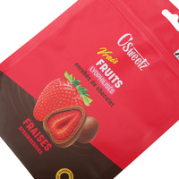 Op maat gedrukte verpakkingen van composietmateriaal voor noten, voedselveilig, hersluitbaar, staande pouch voor noten en gedroogd fruit