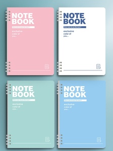 Đầy Màu sắc A5 mô hình sóng máy tính xách tay giấy máy tính xách tay có thể điều chỉnh thông tư cuộn dây máy tính xách tay Bộ cho sinh viên Cô Gái Văn phòng phẩm Nguồn cung cấp - Product Image 3