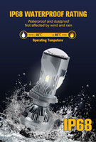 GOODZOOM Faro LED H4 de Luz Alta y Baja, Proyector Mini con Lente de 6000k Blanco, Foco LED H4 para Auto y Camioneta, 260W