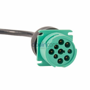 Yeşil tip 2 J1939 teşhis konnektörü ile ağır iş kamyonları için OBD II erkek yeşil J1939 dişi kablo - Product Image 2