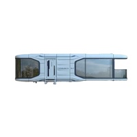 Privé personnalisé mobile club hôtel maison préfabriquée de luxe 20 pieds 40 pieds mobile conteneur camion maison préfabriquée