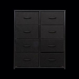 Commode autoportante moderne en tissu pour salon, durable, avec panneaux en MDF et acier inoxydable, en pin, disponible en plusieurs couleurs - Fournisseur en gros - Product Image 1