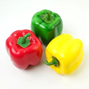 Poivrons artificiels réalistes, faux piments pour la décoration - Product Image 1