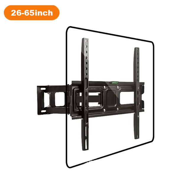 Factory 26-65 Inch TV Stand Wall Mounted Steel TV Bracket Tilt and Swivel Metal TV Mount Load Capacity 35KG VESA 400x400mm