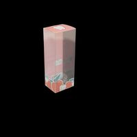 Boîte d'emballage en plastique rose gaufrée avec impression personnalisée, logo unique, matériaux recyclés, épaisseur 0,25-0,6 mm, pour cosmétiques
