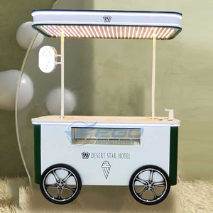 Remolque de Comida, Carrito de Comida Móvil, Carrito de Hot Dogs, Carrito de Helados, Carrito de Comida Callejera sobre Ruedas, Carrito de Venta Ambulante, Carrito de Snacks - Product Image 4