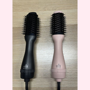 <span class=keywords><strong>Brosse</strong></span> à air chaud professionnelle 2-en-1, sèche-cheveux électrique 1000W, chauffage rapide, 3 réglages de température, design anti-brûlure, <span class=keywords><strong>brosse</strong></span> en nylon - Product Image 1