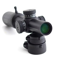 Usine directe Bravo 1.2-6X24E optique télescopique tactique extérieure portée de vue LPVO chasse spotting avec éclairage de Tube de 30mm