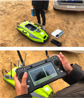 Bateau d'arpentage hydrographique sans pilote Hi-Target iBoat BSA USV, compatible avec sondeur à écho à faisceau unique, équipement d'arpentage hydrographique