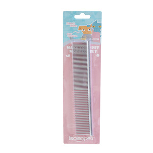 Peine autolimpiante para perros, perros pequeños, gatos de doble púas, peines desenredantes, suministros al por mayor. - Product Image 3