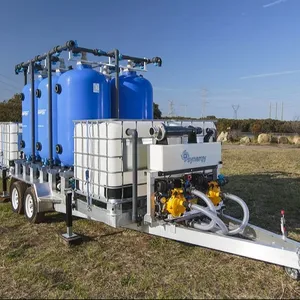 Tube well water purification system trailer mobile water purification plant solar powered mobile water purification systems