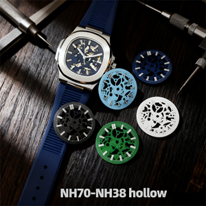 Montre mécanique squelette NH70 populaire pour homme, boîtier en acier élégant avec <span class=keywords><strong>cadran</strong></span> en cristal étanche 3ATM - Product Image 2